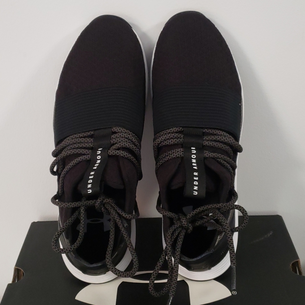 NEW UA Under Armour Breathe Lace Black Sneakers